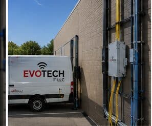 Fiber optic patch panel termination — Evotech IT LLC, Houston area