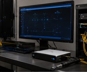 Professional fiber optic installation by Evotech IT serving Houston