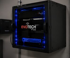 Professional fiber optic installation by Evotech IT serving Houston